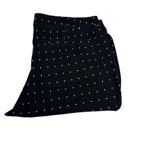 Old Navy pixie mid rise size 18 regular Black/White pants real front pockets